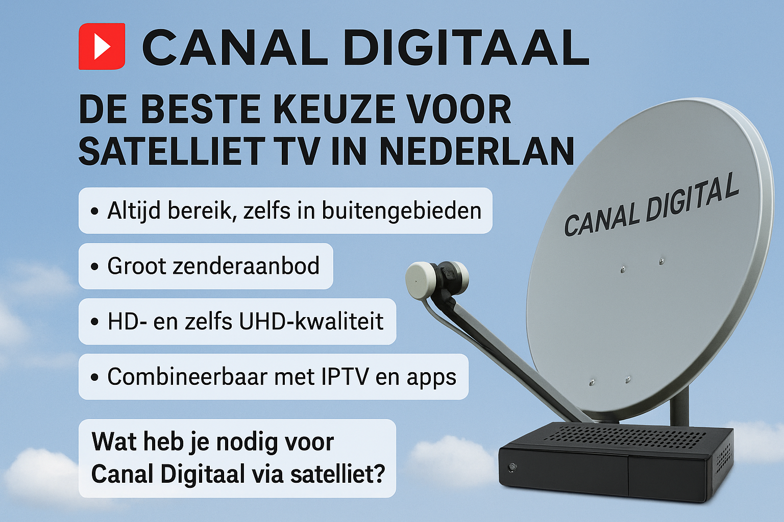 Canal Digitaal: De Beste Keuze voor Satelliet TV in Nederland